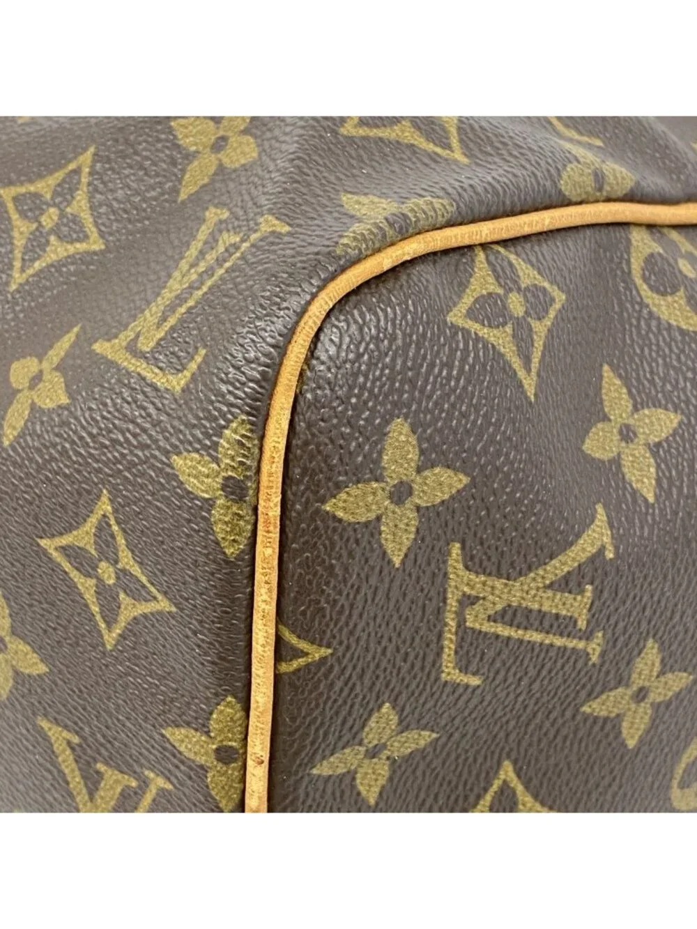 Louis Vuitton Boston Bag Monogram Sac Spool 35 Brown